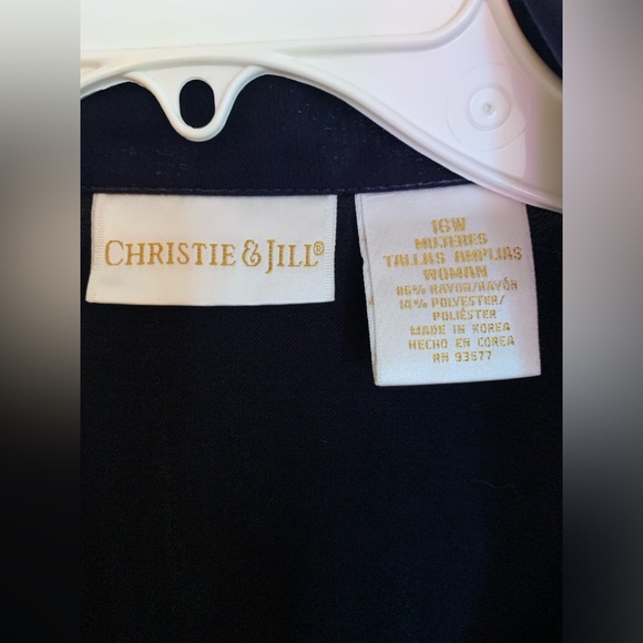 Christie & Jill Iridescent Blouse - Picture 3 of 17